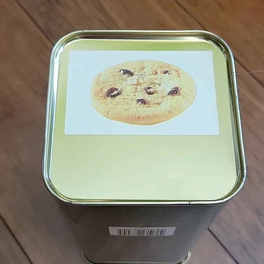 Harrods Knightbridge Butter Sultana Collectible Cookie Tin, Dark Green/Black
